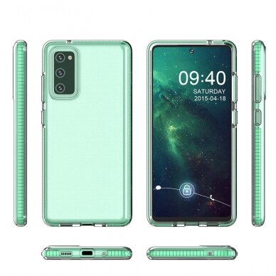 TPU dėklas spring case Samsung Galaxy A72 4G žydras 1 TPU dėklas spring case Samsung Galaxy A72 4G žydras 1