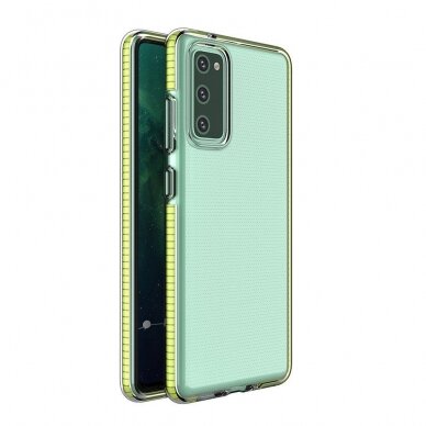 TPU dėklas spring case Samsung Galaxy A72 4G geltonas TPU dėklas spring case Samsung Galaxy A72 4G geltonas
