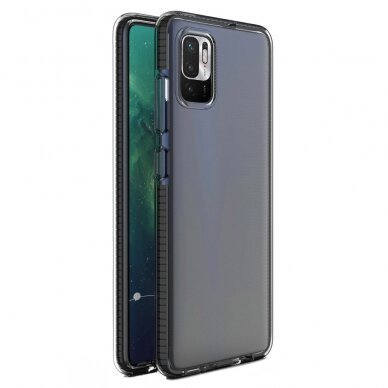 Dėklas Spring Case TPU Xiaomi Redmi Note 10 5G / Poco M3 Pro Juodais kraštais Dėklas Spring Case TPU Xiaomi Redmi Note 10 5G / Poco M3 Pro Juodais kraštais