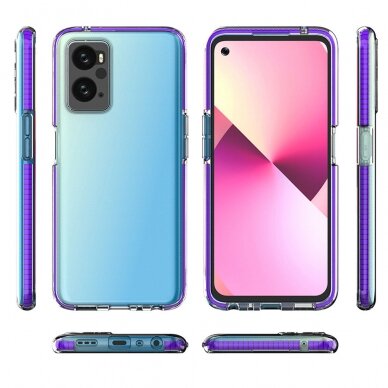 Dėklas Spring Case for Realme 9i, Oppo A36 / A76 / A96 šviesiai mėlynas 1 Dėklas Spring Case for Realme 9i, Oppo A36 / A76 / A96 šviesiai mėlynas 1