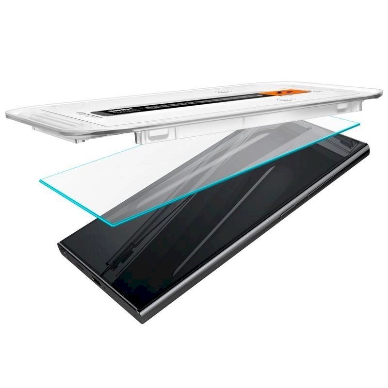 Ekrano Apsauga Spigen Glas.tR EZ Fit tempered glass for Samsung Galaxy S24 Ultra - 2 pcs. - Permatomas 2 Ekrano Apsauga Spigen Glas.tR EZ Fit tempered glass for Samsung Galaxy S24 Ultra - 2 pcs. - Permatomas 2