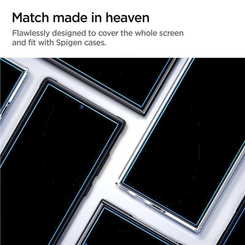 Ekrano Apsauga Spigen Glas.tR EZ Fit tempered glass for Samsung Galaxy S24 Ultra - 2 pcs. - Permatomas 7 Ekrano Apsauga Spigen Glas.tR EZ Fit tempered glass for Samsung Galaxy S24 Ultra - 2 pcs. - Permatomas 7