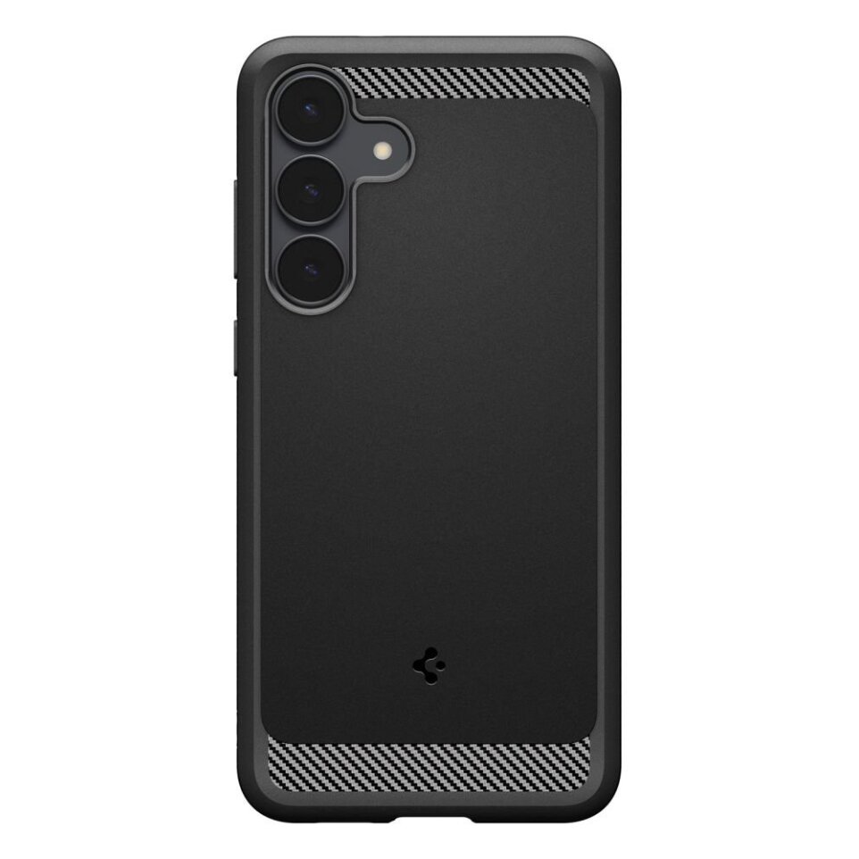 Samsung Galaxy S25 FE Spigen Rugged Armor dėklas – matinės juodos spalvos 1
