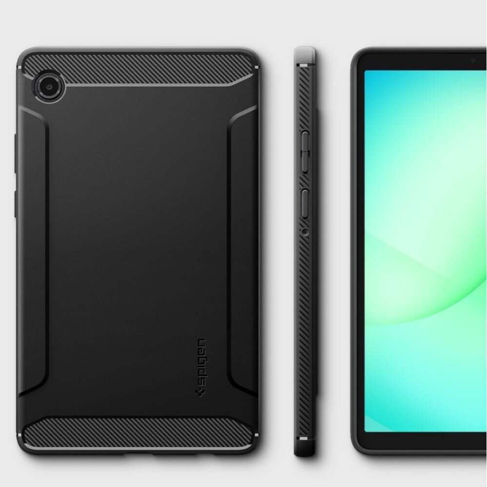 Samsung Galaxy Tab A11 8.7 (X133 / X135) Spigen Rugged Armor dėklas – juodas 10 Samsung Galaxy Tab A11 8.7 (X133 / X135) Spigen Rugged Armor dėklas – juodas 10