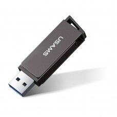 [Užsakomoji prekė] Stick de Memorie USB 128GB - USAMS Rotable (US-ZB197) - Iron Pilkas