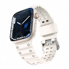 Apyrankė Triple Protection Apple Watch SE, 9, 8, 7, 6, 5, 4, 3, 2, 1 (41, 40, 38 mm) Smėlinė