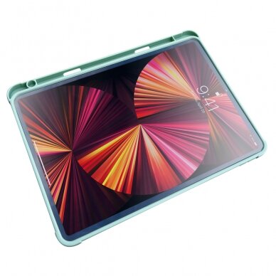 Dėklas Stand Tablet Case Smart iPad Air 2020/2022 Žalias 7