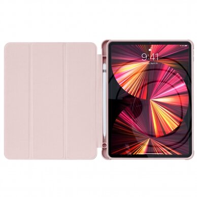 Dėklas Stand Tablet Smart Cover iPad Pro 12.9 2021 Rožinis 2