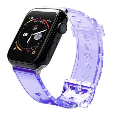 Apyrankė Apple Watch 6 / 5 / 4 / 3 / 2 (40mm / 38mm) violetinė Apyrankė Apple Watch 6 / 5 / 4 / 3 / 2 (40mm / 38mm) violetinė