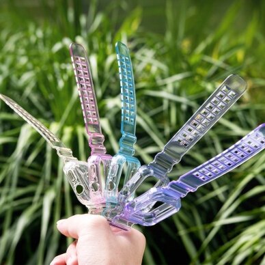 Laikrodžio apyrankė Strap Light Watch 3 42mm / Watch 2 42mm skaidri-mėlyna 10 Laikrodžio apyrankė Strap Light Watch 3 42mm / Watch 2 42mm skaidri-mėlyna 10