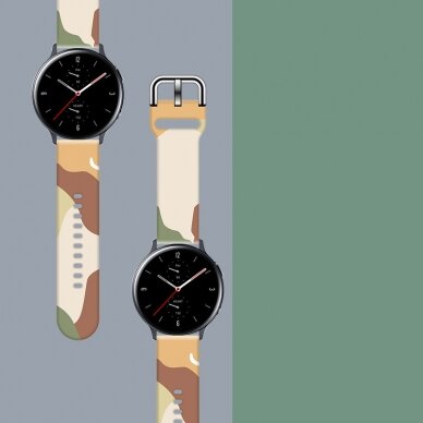 Apyrankė Strap Moro Samsung Galaxy Watch 42mm / 4 / 5 / 6 / Active (40/44mm) camo (16) 1