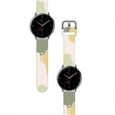 Apyrankė Strap Moro Samsung Galaxy Watch  (46mm) / Gear S3 (46mm) / Watch 3 (45mm) camo (14)