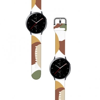 Apyrankė Strap Moro Samsung Galaxy Watch  (46mm) / Gear S3 (46mm) / Watch 3 (45mm) camo (4)