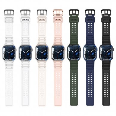 Apyrankė Triple Protection Apple Watch SE, 9, 8, 7, 6, 5, 4, 3, 2, 1 (41, 40, 38 mm) Žalia 4 Apyrankė Triple Protection Apple Watch SE, 9, 8, 7, 6, 5, 4, 3, 2, 1 (41, 40, 38 mm) Žalia 4