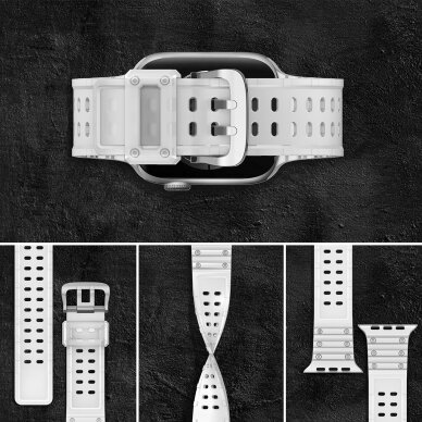 Apyrankė Triple Protection Apple Watch SE, 9, 8, 7, 6, 5, 4, 3, 2, 1 (41, 40, 38 mm) Permatoma 3 Apyrankė Triple Protection Apple Watch SE, 9, 8, 7, 6, 5, 4, 3, 2, 1 (41, 40, 38 mm) Permatoma 3