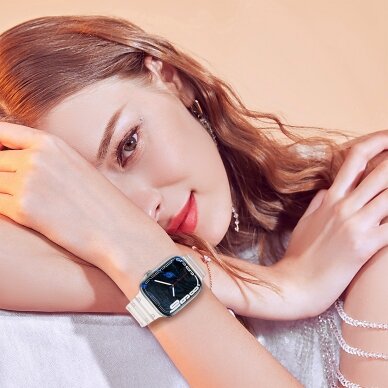 Apyrankė Triple Protection Apple Watch SE, 9, 8, 7, 6, 5, 4, 3, 2, 1 (41, 40, 38 mm) Rožinė 13