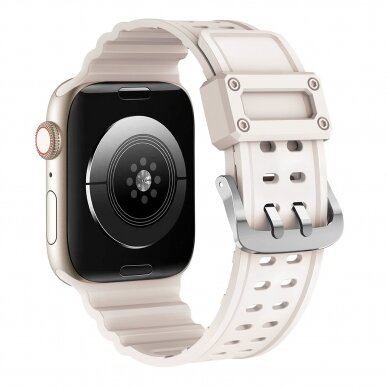 Apyrankė Triple Protection Apple Watch Ultra, SE, 9, 8, 7, 6, 5, 4, 3, 2, 1 (49, 45, 44, 42 mm) Smėlinė 3