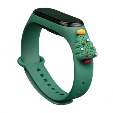 Apyrankės dirželis Strap Xmas Xiaomi Mi Band 4 / Mi Band 3 Christmas holidays žalias (green christmas tree 2) Apyrankės dirželis Strap Xmas Xiaomi Mi Band 4 / Mi Band 3 Christmas holidays žalias (green christmas tree 2)