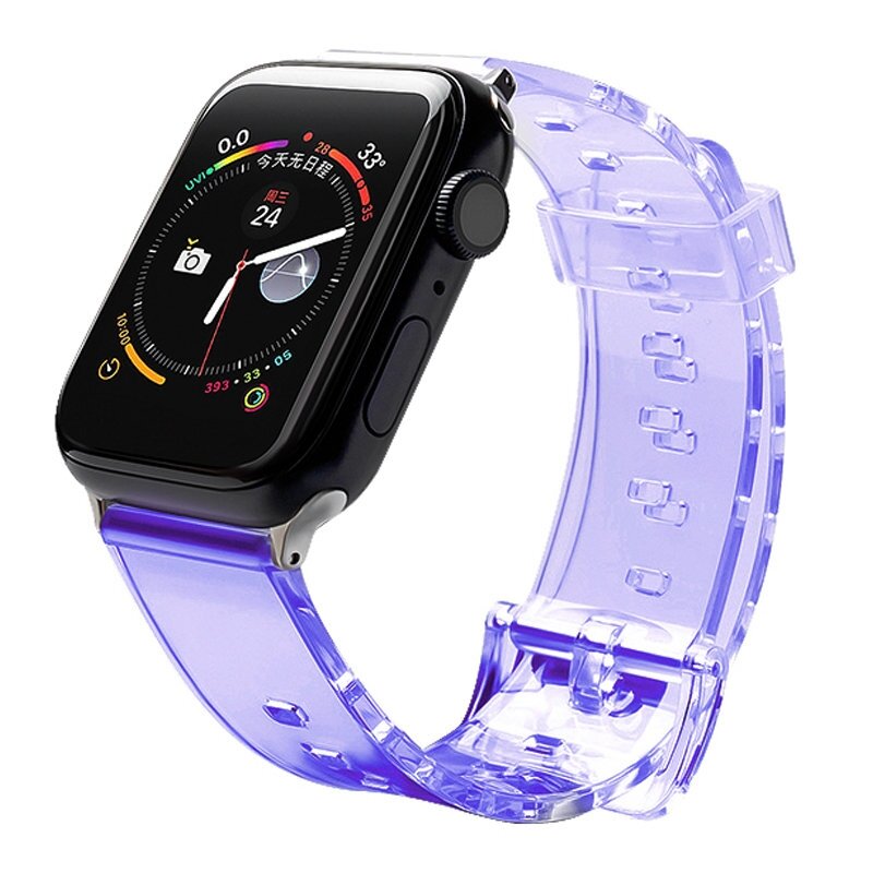 Apyrankė Apple Watch 6 / 5 / 4 / 3 / 2 (40mm / 38mm) violetinė Apyrankė Apple Watch 6 / 5 / 4 / 3 / 2 (40mm / 38mm) violetinė