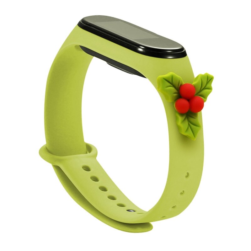 Apyrankės dirželis Strap Xmas Xiaomi Mi Band 4 / Mi Band 3 Christmas holidays žalias (mistletoe) Apyrankės dirželis Strap Xmas Xiaomi Mi Band 4 / Mi Band 3 Christmas holidays žalias (mistletoe)