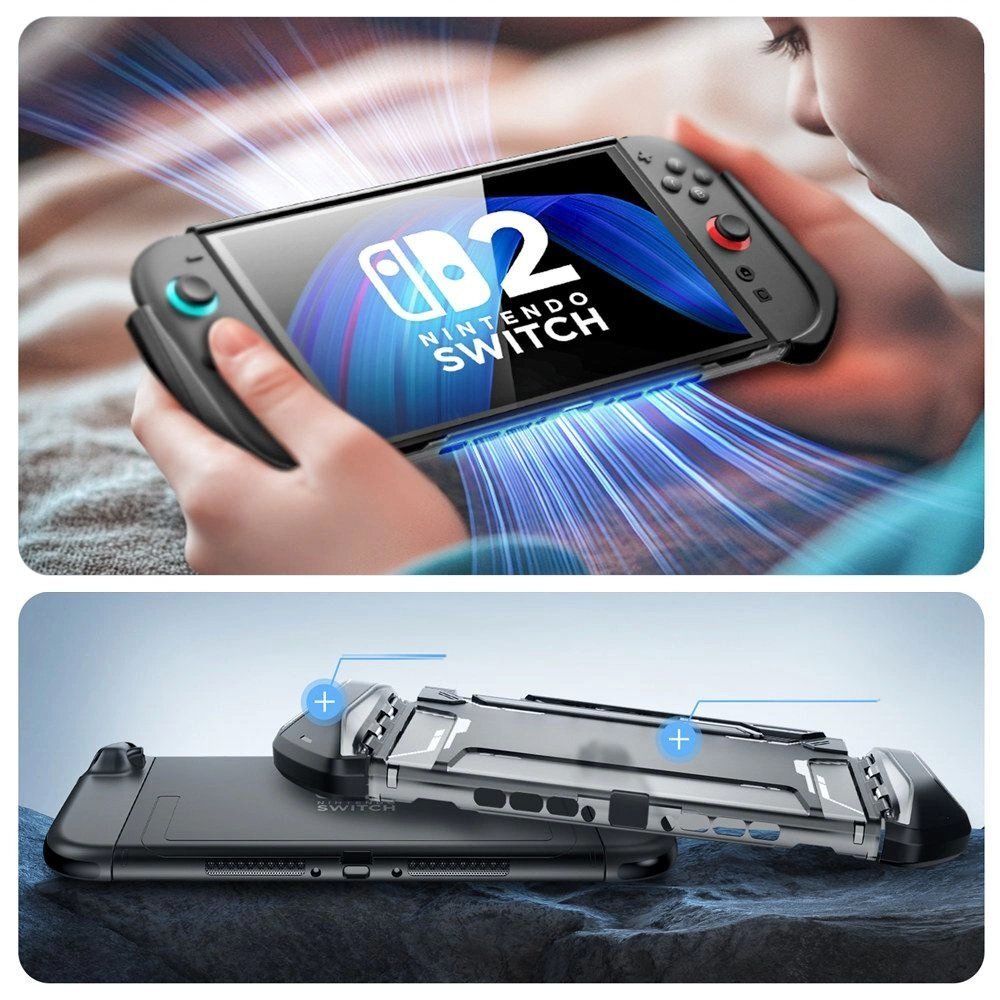 Nintendo Switch 2 dėklas Supcase Blade – juodas 2 Nintendo Switch 2 dėklas Supcase Blade – juodas 2