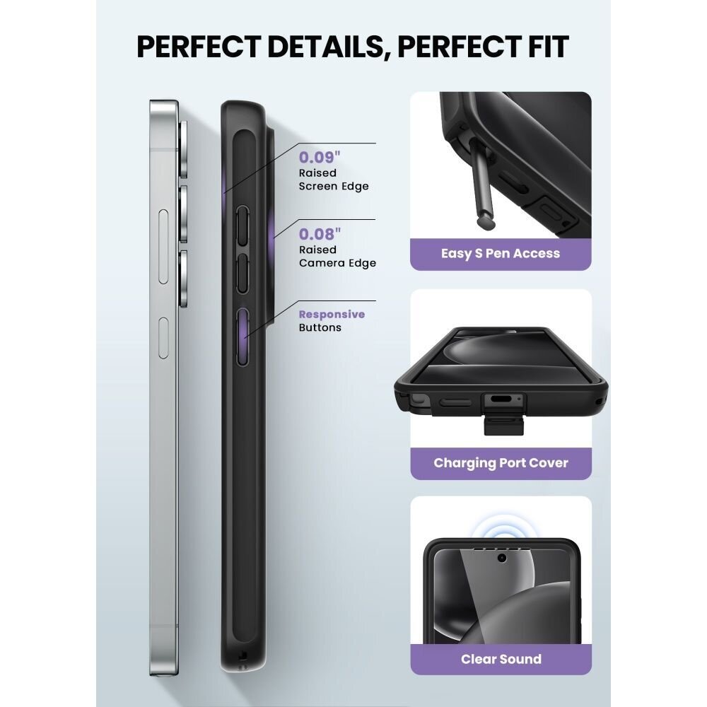 Samsung Galaxy S26 Ultra Supcase Cosmo Mag MagSafe dėklas – juodas 8 Samsung Galaxy S26 Ultra Supcase Cosmo Mag MagSafe dėklas – juodas 8