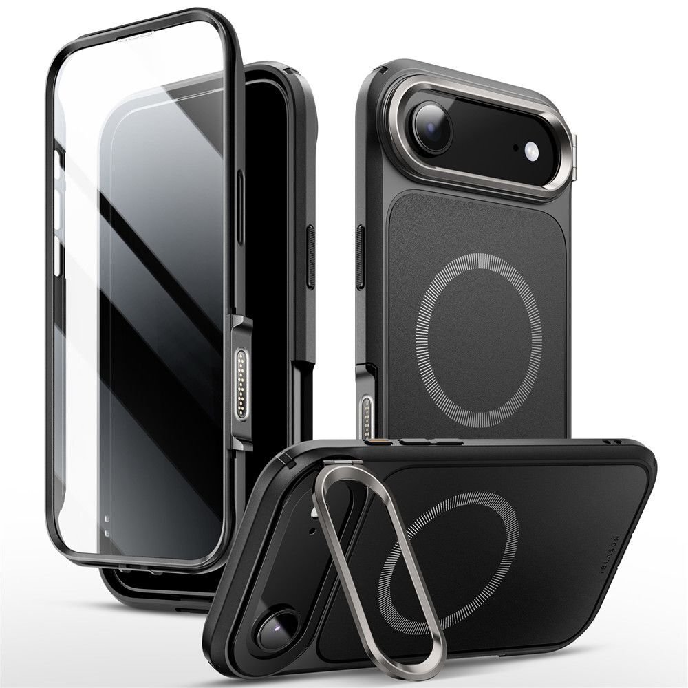 iPhone 17 Air dėklas Supcase IBLSN Ares Flip Mag, MagSafe – juodas 1