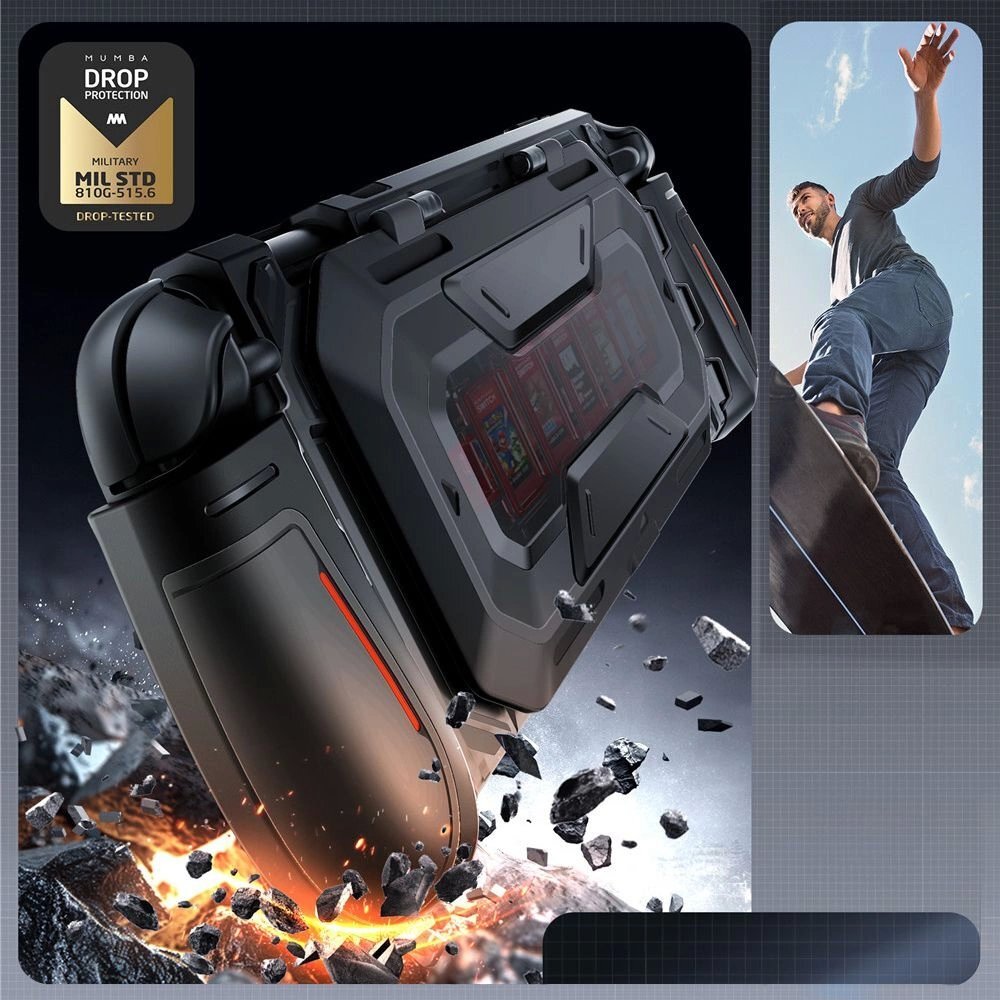 Nintendo Switch 2 dėklas Supcase Titan – juodas 3 Nintendo Switch 2 dėklas Supcase Titan – juodas 3