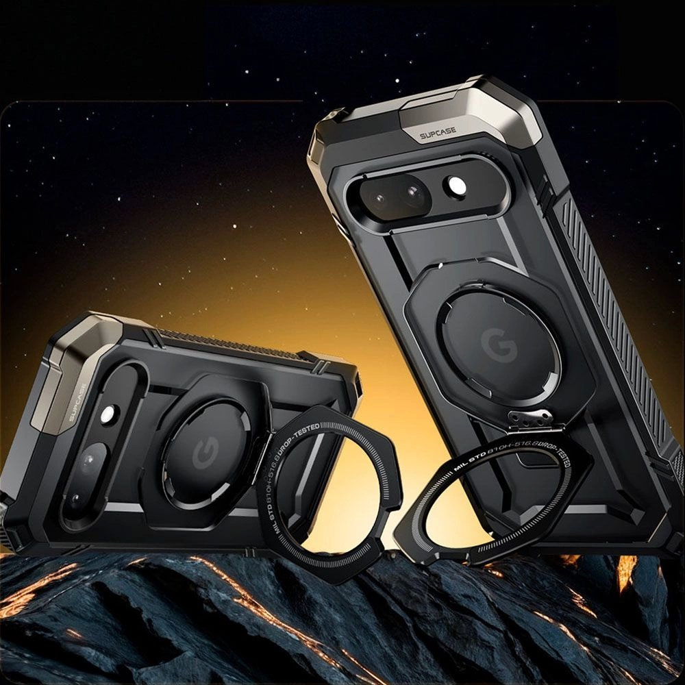 Google Pixel 9A – Supcase UB Grip Mag dėklas - Juodas 2