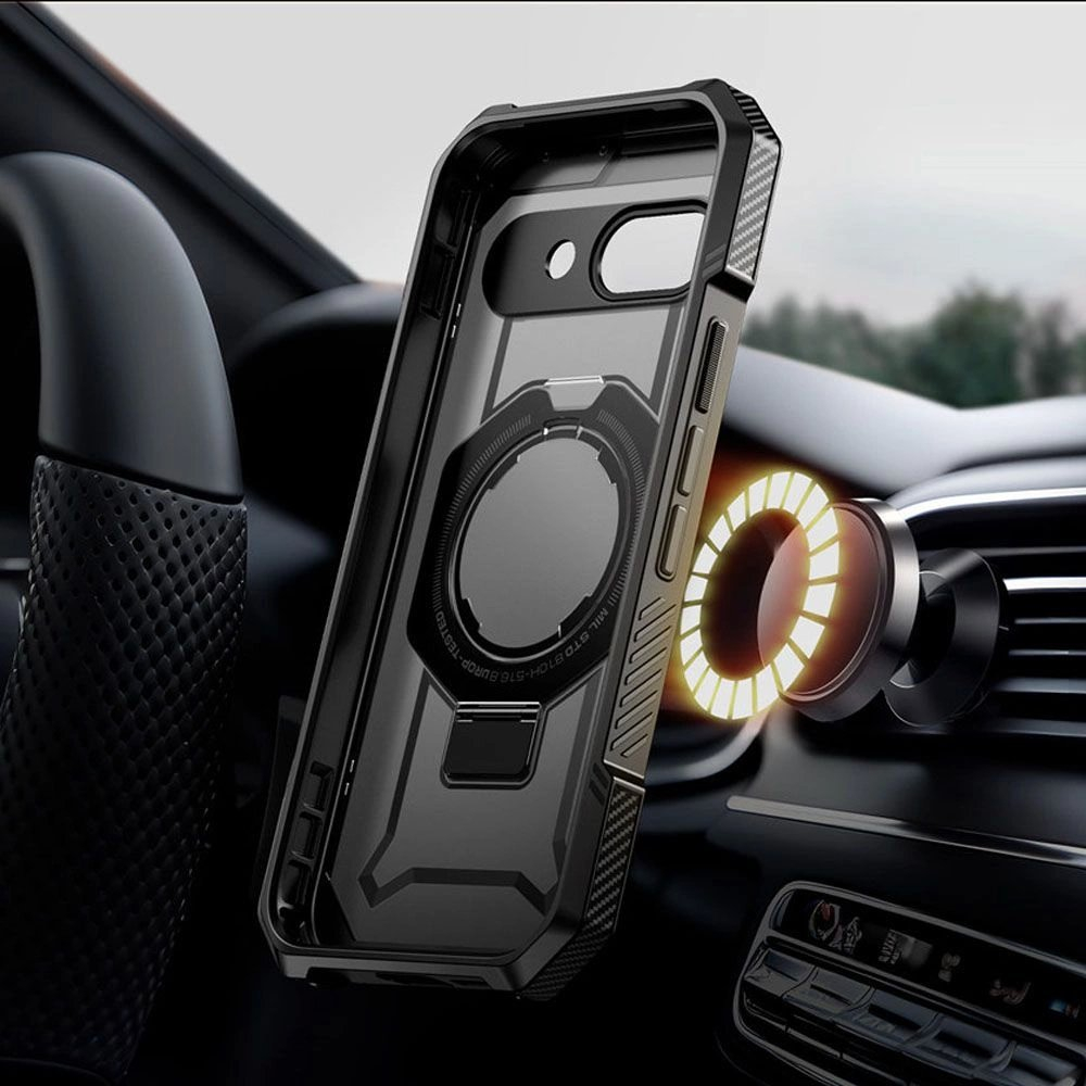 Google Pixel 9A – Supcase UB Grip Mag dėklas - Juodas 3