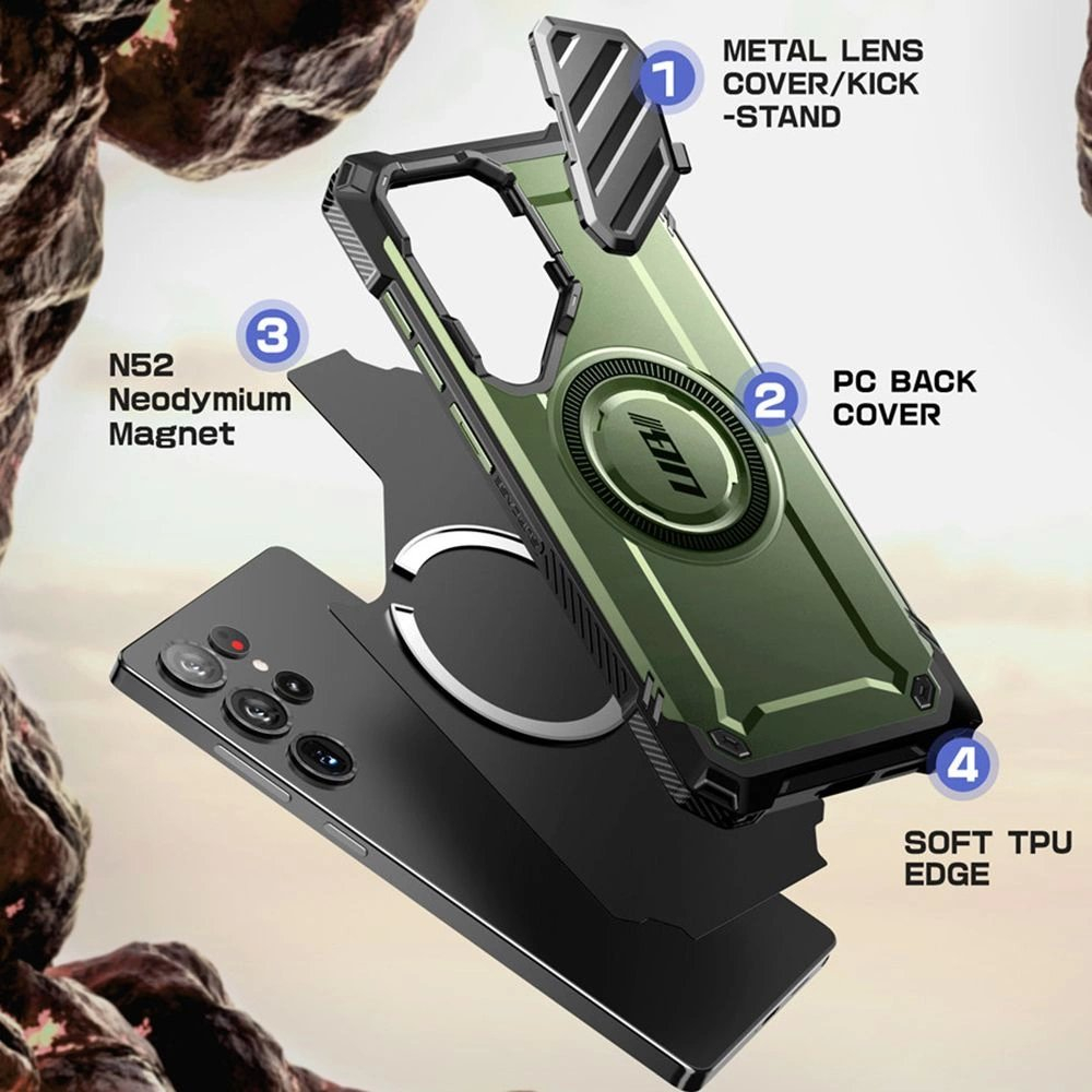 Supcase UB XT Mag Dėklas skirtas Samsung Galaxy S25 Ultra - Olive 2 Supcase UB XT Mag Dėklas skirtas Samsung Galaxy S25 Ultra - Olive 2