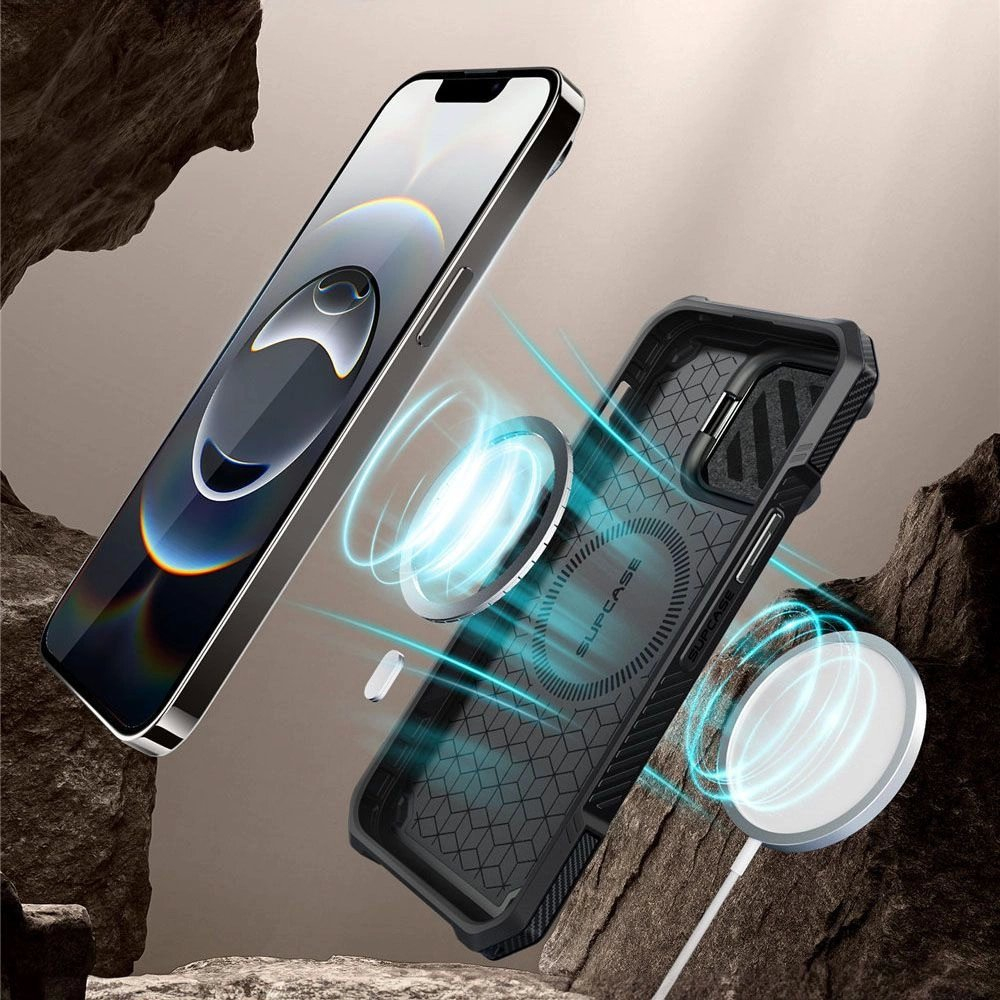 Supcase UB XT Mag MagSafe iPhone 16e Dėklas - Juodas 3 Supcase UB XT Mag MagSafe iPhone 16e Dėklas - Juodas 3
