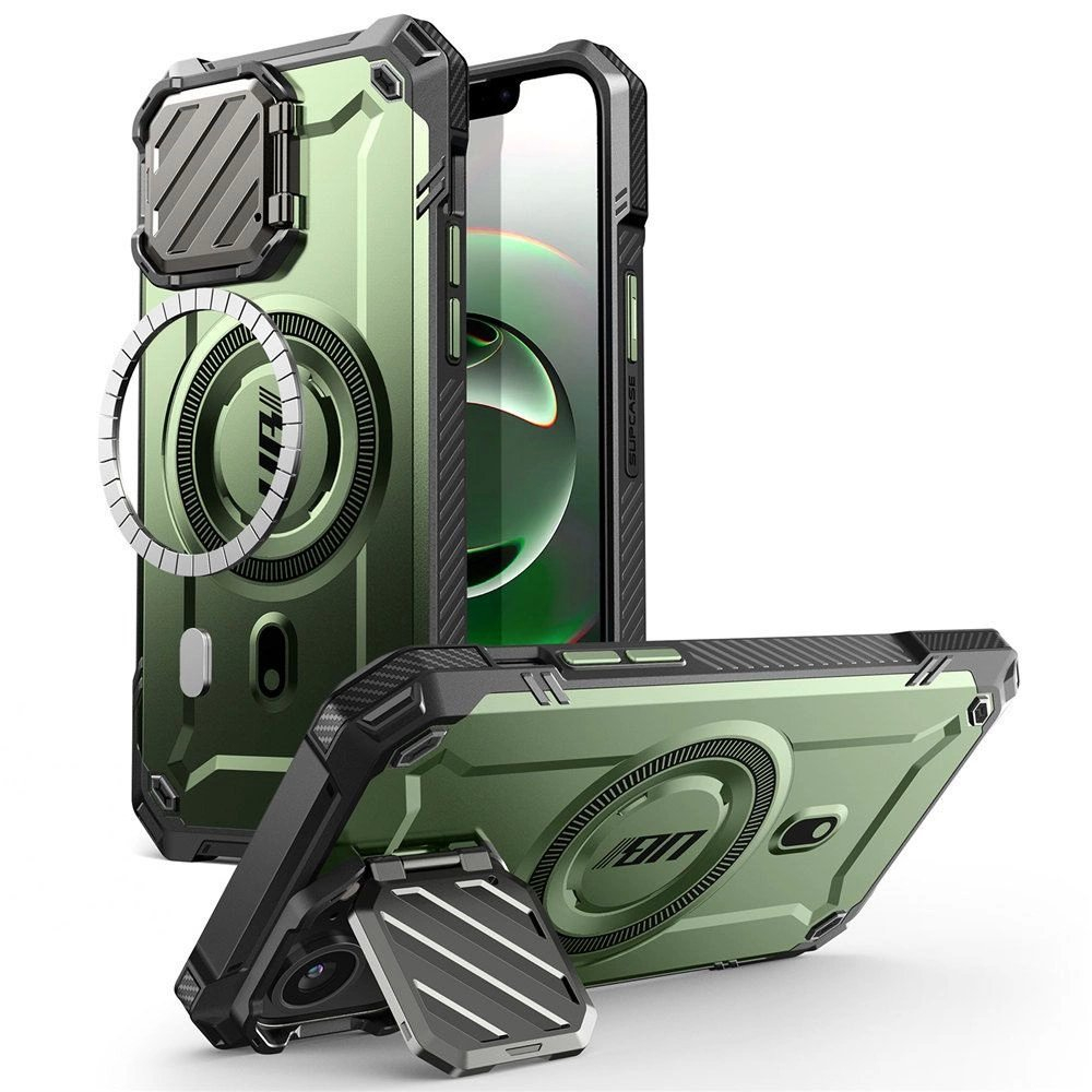 Supcase UB XT Mag MagSafe iPhone 16e Dėklas - Olive Supcase UB XT Mag MagSafe iPhone 16e Dėklas - Olive