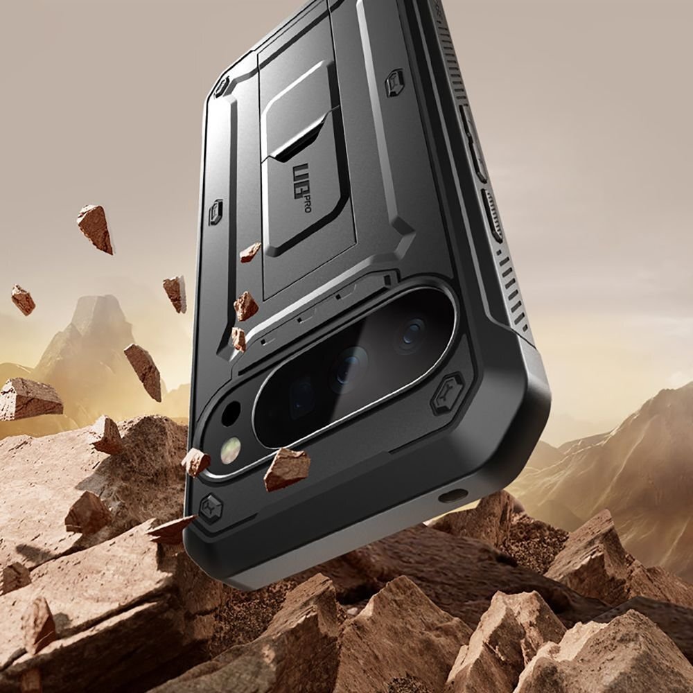 Google Pixel 10 / 10 Pro Supcase Unicorn Beetle Pro dėklas – juodas 1