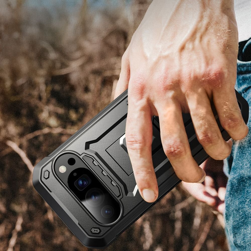 Google Pixel 10 Pro XL Supcase Unicorn Beetle Pro dėklas – juodas 4 Google Pixel 10 Pro XL Supcase Unicorn Beetle Pro dėklas – juodas 4