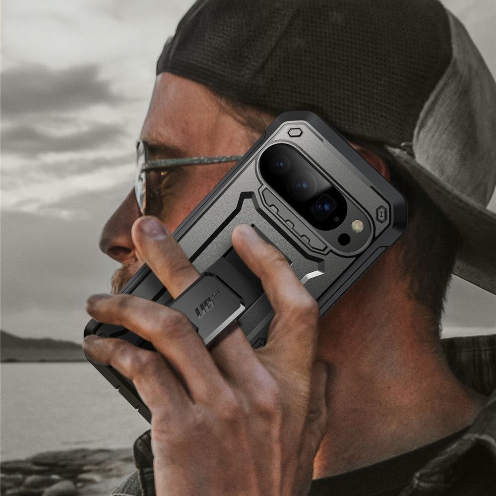 Google Pixel 10 Pro XL Supcase Unicorn Beetle Pro dėklas – juodas 5 Google Pixel 10 Pro XL Supcase Unicorn Beetle Pro dėklas – juodas 5