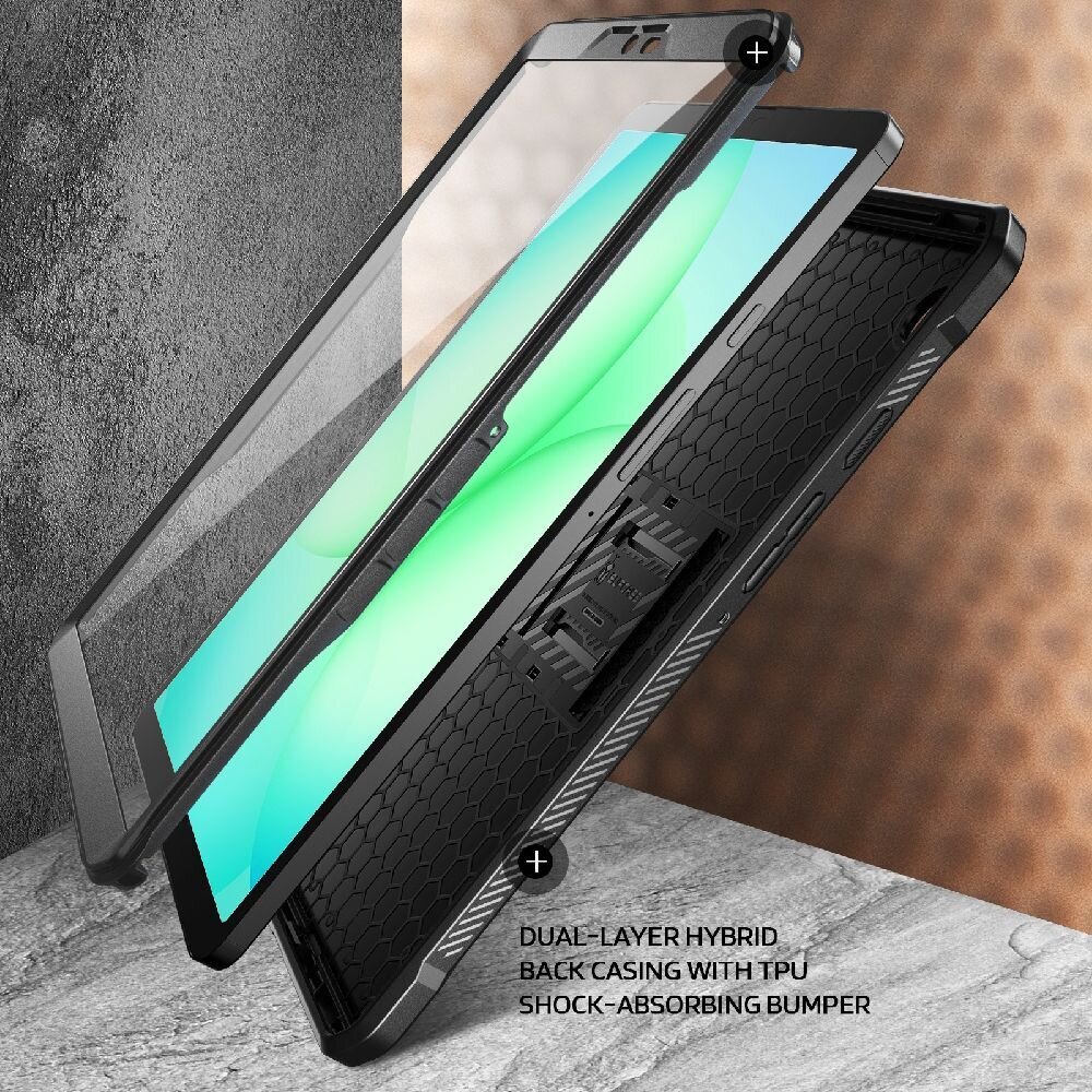 Samsung Galaxy Tab A11 Supcase Unicorn Beetle Pro dėklas – juodas 2