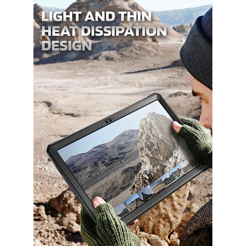 Samsung Galaxy Tab A11+ Supcase Unicorn Beetle Pro dėklas – juodas 3