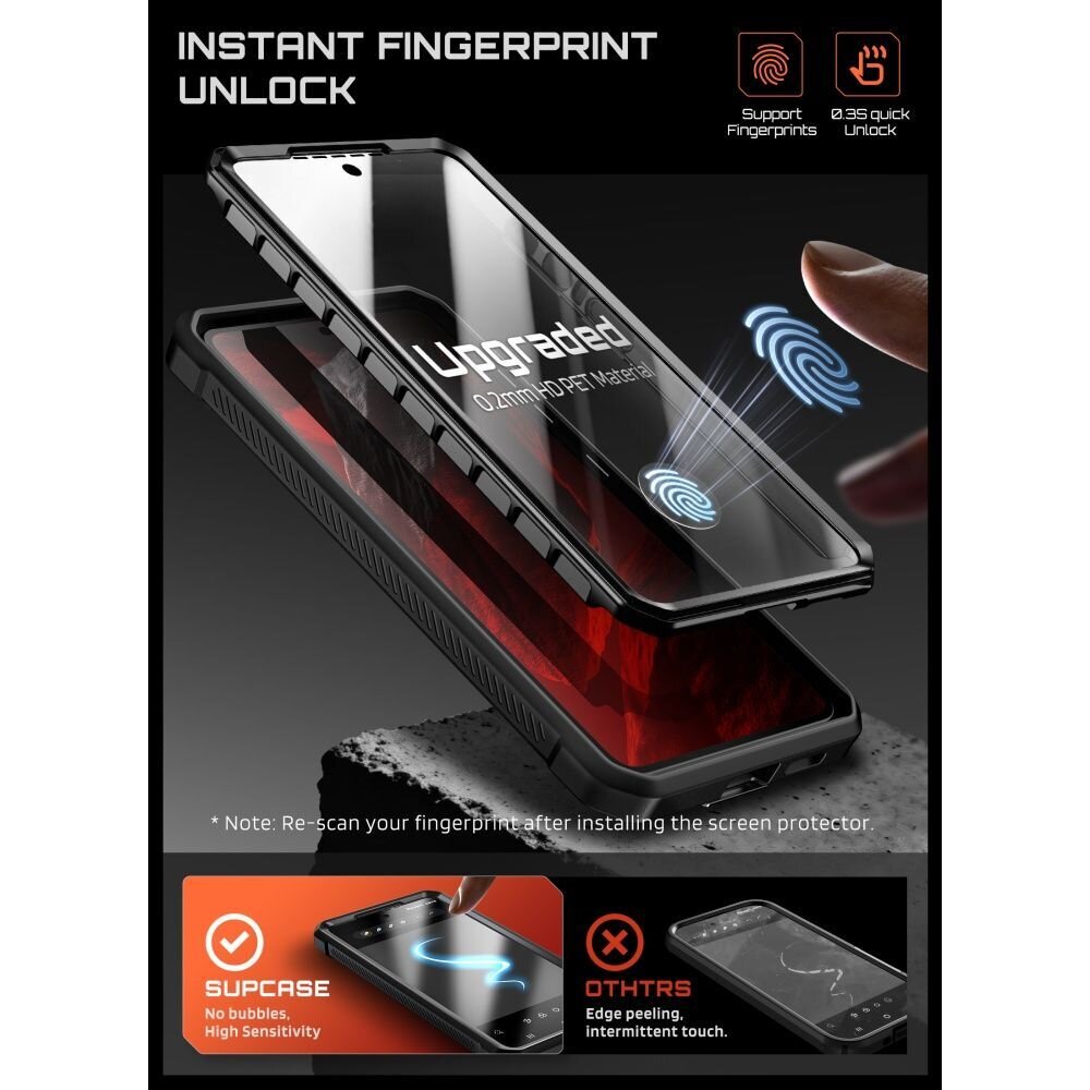 Samsung Galaxy S26 Supcase Unicorn Beetle Pro Mag MagSafe 2-Pack dėklas – juodas 8