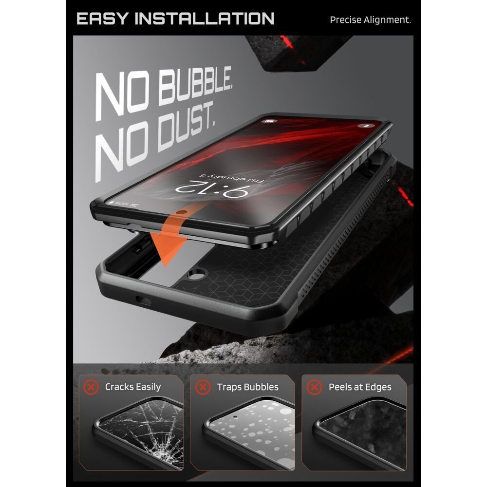 Samsung Galaxy S26+ Supcase Unicorn Beetle Pro Mag MagSafe 2-Pack dėklas – juodas 9