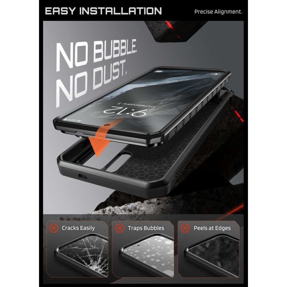 Samsung Galaxy S26 Ultra Supcase Unicorn Beetle Pro Mag MagSafe 2 dalių dėklas – juodas 9