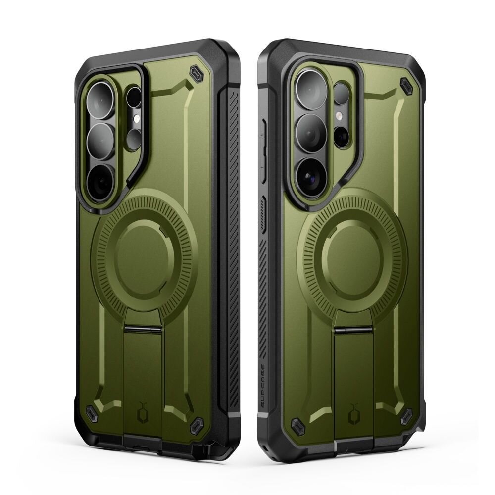 Samsung Galaxy S26 Ultra Supcase Unicorn Beetle Pro Mag MagSafe 2-Pack dėklas – žalias ir juodas 1 Samsung Galaxy S26 Ultra Supcase Unicorn Beetle Pro Mag MagSafe 2-Pack dėklas – žalias ir juodas 1