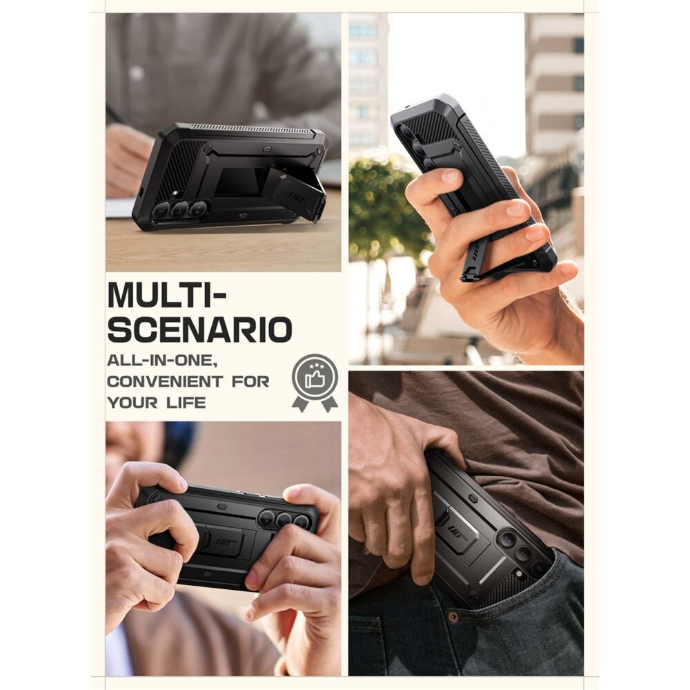 Samsung Galaxy S25 FE Supcase Unicorn Beetle Pro dėklas – juodas 7