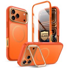 iPhone 17 Pro Max Supcase IBLSN Ares Flip MagSafe dėklas – oranžinis