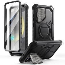 Supcase IBLSN Armorbox Mag Dėklas skirtas Samsung Galaxy S25 - Juodas
