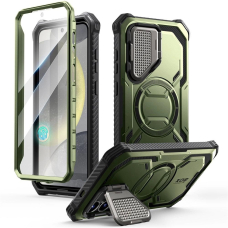 Supcase IBLSN Armorbox Mag Dėklas skirtas Samsung Galaxy S25 - Olive