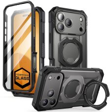 iPhone 17 Pro dėklas Supcase UB Grip Pro Mag su MagSafe – juodas