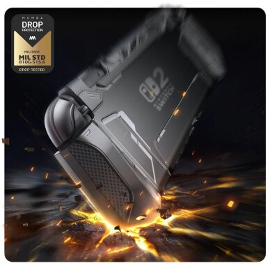 Nintendo Switch 2 dėklas Supcase Blade – juodas 5