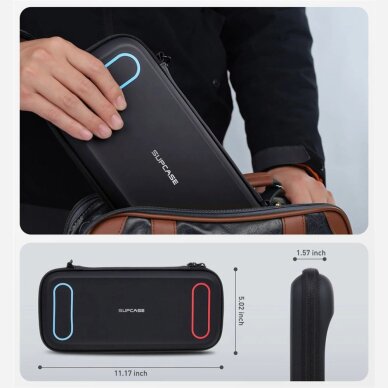Nintendo Switch 2 dėklas Supcase Carrying Mini – juodas 4