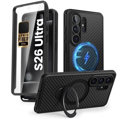 Samsung Galaxy S26 Ultra Supcase Cosmo Mag MagSafe dėklas – juodas Samsung Galaxy S26 Ultra Supcase Cosmo Mag MagSafe dėklas – juodas
